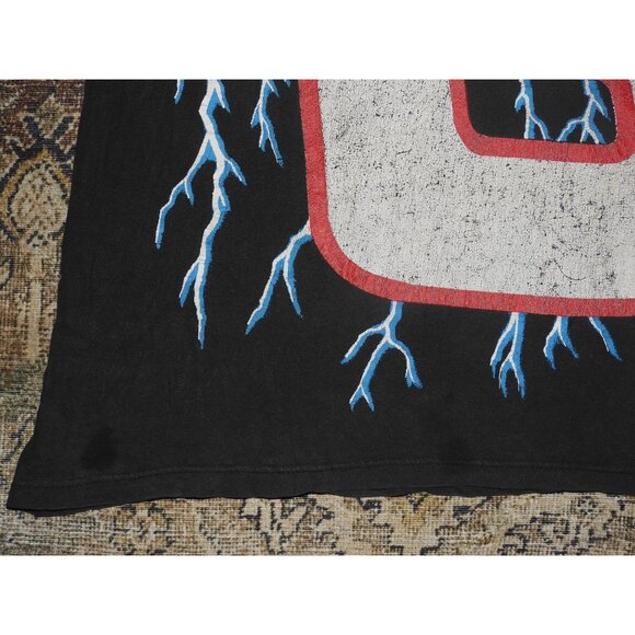 Vintage Rare NASCAR Dale Earnhardt #3 Lightning AOP Size XL Thrashed - Picture 9 of 13